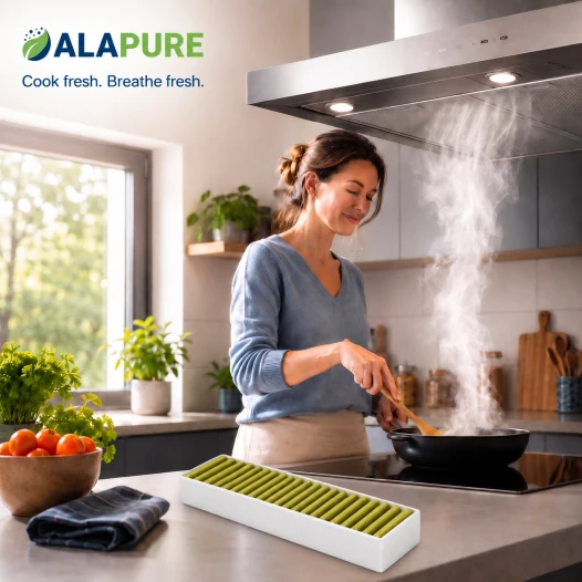 Filtro al carbone Alapure CleanAir Plus compatibile con Siemens 17005507 / LZ21WWB16 (8 pezzi)