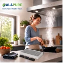 Filtro al carbone Alapure CleanAir compatibile con Constructa 11049702 / 11026771 / 00705432 / 705432