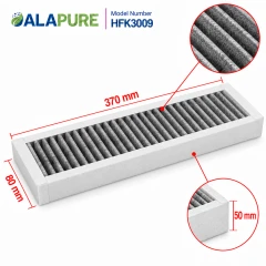 Filtro per odori e particelle fini Alapure, compatibile con Atag HF3009