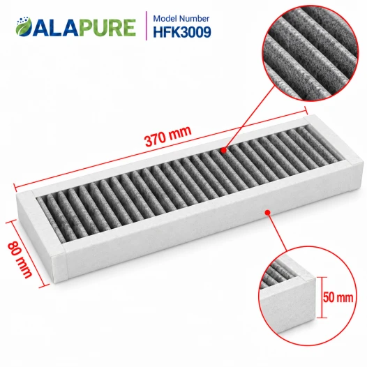 Filtro per odori e particelle fini Alapure, compatibile con Atag HF3009