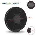 Filtro al carbone Alapure compatibile con Juno MCFE08 / 9029800522 / Tipo 28 / 9029793727