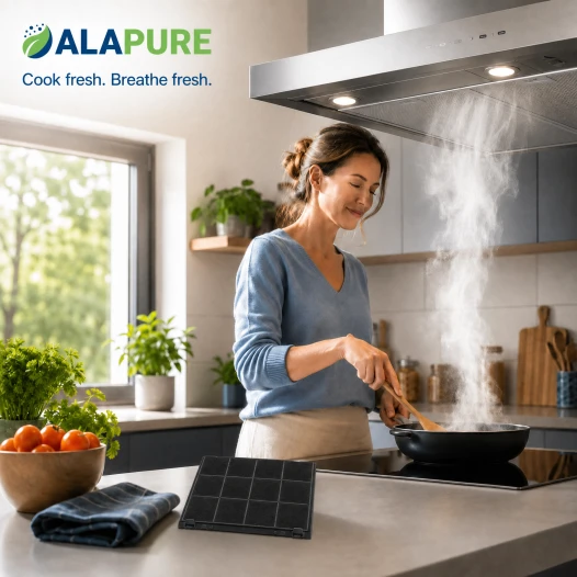 Filtro al carbone Alapure compatibile con Hotpoint-Ariston C00308181 / 484000008777