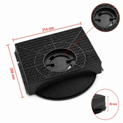 Filtro al carbone AEG MCFE10ST / 9029800555 / 9029793602 / Tipo 303 / MCFE10