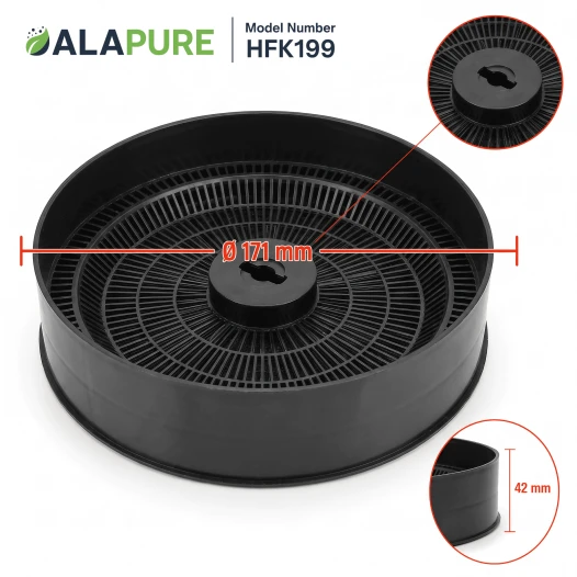 Filtro al carbone Alapure compatibile con Foster 9700221 (2 pz.)