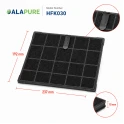Filtro al carbone Alapure compatibile con Whirlpool 481248048198 / C00405218 (2 pz.)