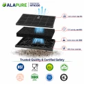 Filtro al carbone Alapure compatibile con Whirlpool 481248048198 / C00405218 (2 pz.)