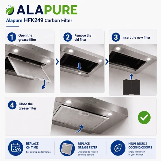 Filtro al carbone Alapure Compatibile con Siemens 00703134 / 703134