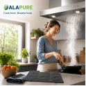 Filtro al carbone Alapure compatibile con il filtro al carbone Inventum KB62