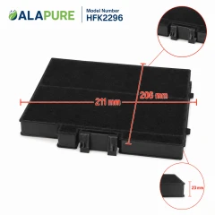 Filtro al carbone Alapure compatibile con Siemens 11022296 / LZ10DXA00