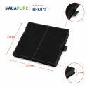 Filtro al carbone Alapure compatibile con Constructa 00744075 / 744075