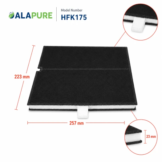 Filtro al carbone Alapure compatibile con Bosch 00361047 / 361047