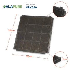 Filtro al carbone Alapure compatibile con il filtro al carbone Airforce AFFCA329
