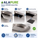 Filtro al carbone Alapure compatibile con Airforce AFFCA238
