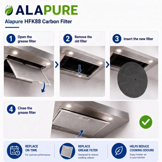 Filtro al carbone Alapure compatibile con Airforce AFCFCACRI