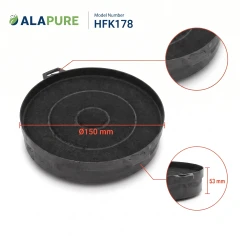 Filtro al carbone Alapure compatibile con Bosch 00353121 / 353121 / DHZ5146