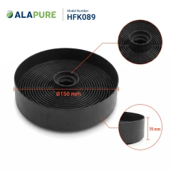 Filtro al carbone Alapure compatibile con il filtro al carbone Inventum KS61
