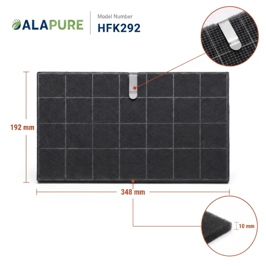 Filtro al carbone Alapure compatibile con M-System KFBK-3