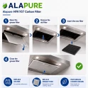 Filtro al carbone Alapure compatibile con Zanussi MCFB58ST / 9029865848 / MCFB58
