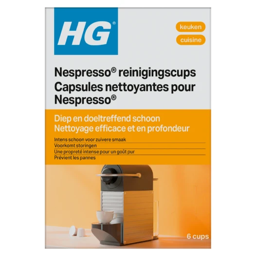 Coppette di pulizia HG per macchine Nespresso