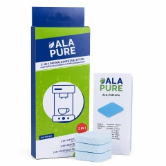 Pastiglie anticalcare Alapure 2 in 1 adatte per Jura 61848 (3x3 pz.)