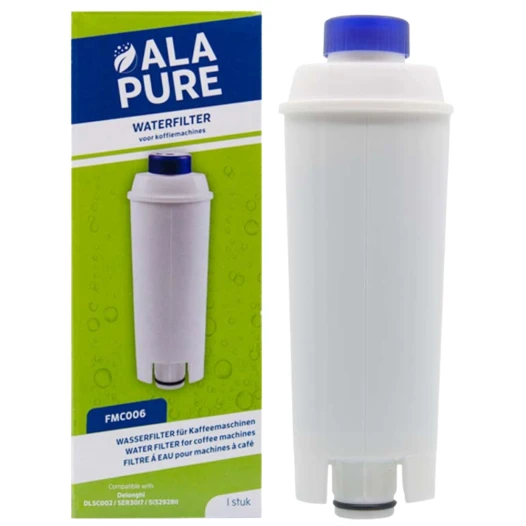 Set di manutenzione Alapure per Delonghi: filtro per l'acqua + decalcificante