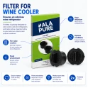Filtro per cantinetta per vini Miele 9447050 di Alapure ALA-WK02 (2 pz.)