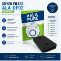 Filtro per asciugatrice a pompa di calore Alapure, compatibile con Miele 9499230