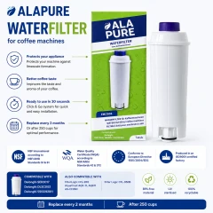 Filtro per l'acqua Alapure compatibile con Delonghi DLSC002 / SER3017