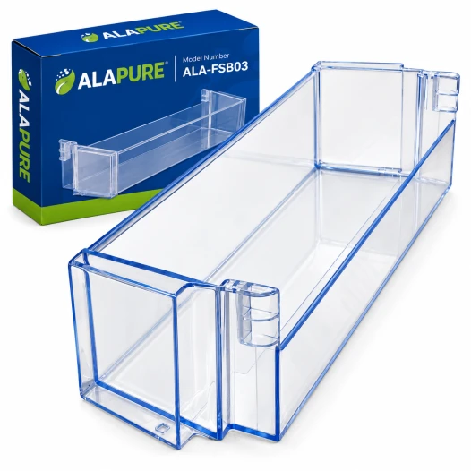 Contenitore per bottiglie Alapure compatibile con il frigorifero Bosch 00709646 / 470x130 mm