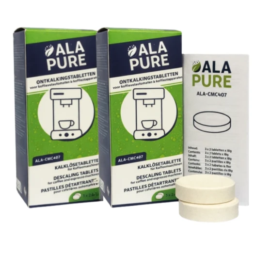 Pastiglie anticalcare Alapure compatibili con Siemens 00312454 / 00311893 (12 pz.)