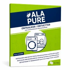 Alapure 3-in-1 Decalcificante / Sgrassante adatto per WPRO DES131 / 484000008801 (12 pz.)