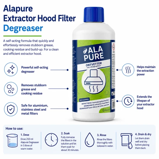 Alapure Filtro per cappa aspirante e sgrassatore